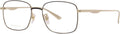 Black Metal Rectangle Eyeglasses 54mm N42856