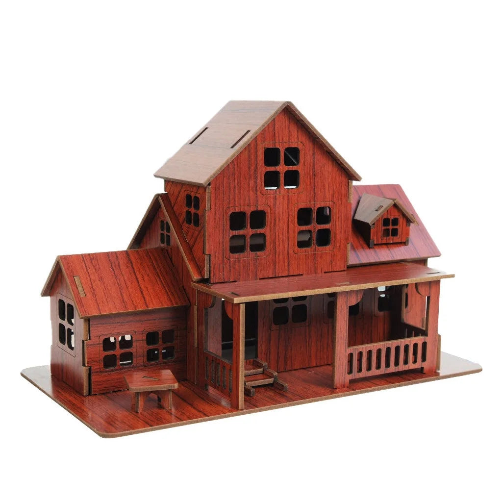3D Paper Puzzle House Villa B5322