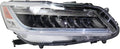 Headlight Assembly for Honda Accord 2017 Passenger Side LED Y5894