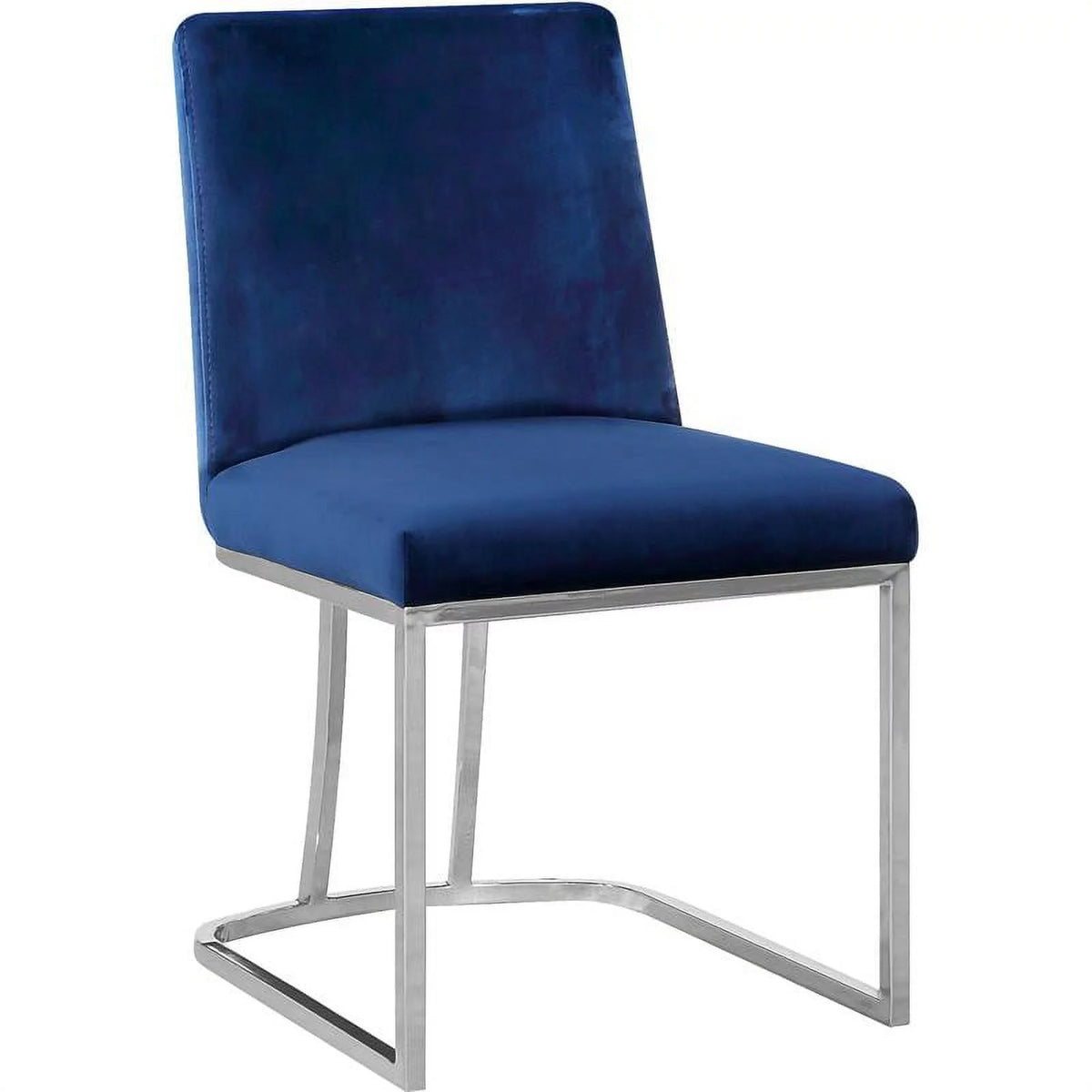 Navy Velvet Dining Chair Set of 2 V5802