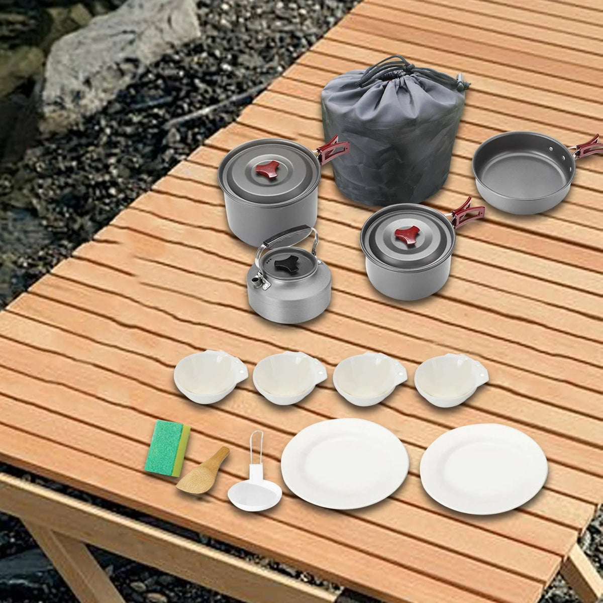 Camping Cookware Non Stick for Campfire O424761