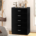 Black 5 Drawer Dresser V87286