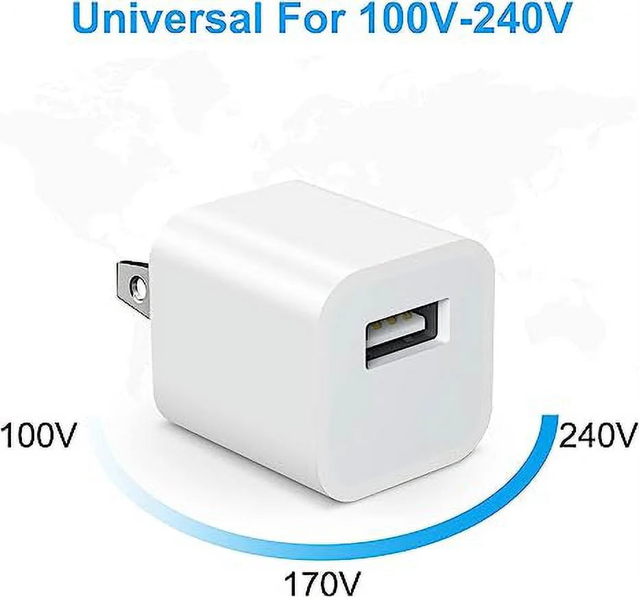 3 Pack iPhone Wall Charger with 6FT Charger Cord G402199