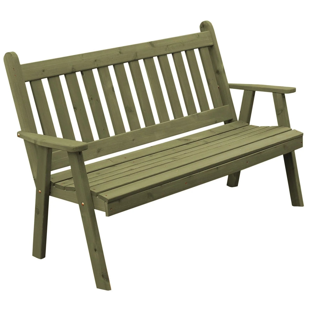 Pine 5' Traditional English Garden Bench Z1503