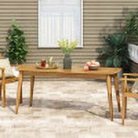 Acacia Wood Rectangular Dining Table M29241