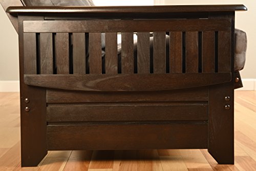 Full Size Futon with Storage Drawers in Espresso Finish X89148