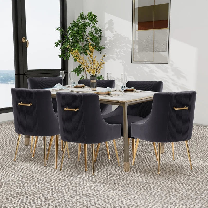 Velvet Dining Chair Set of 6 S837068