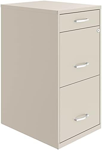 Black 3 Drawer Metal File Cabinet M962293
