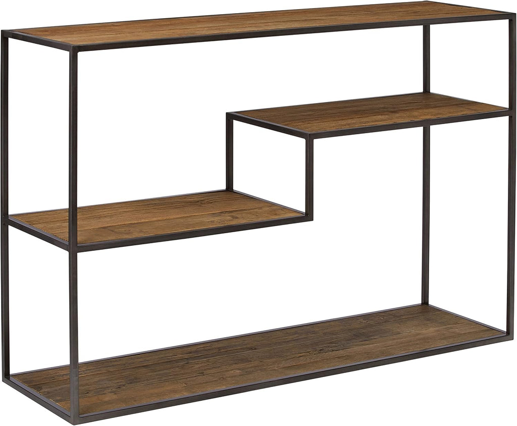 Mid-Century Modern Wood and Metal Bookcase O102263