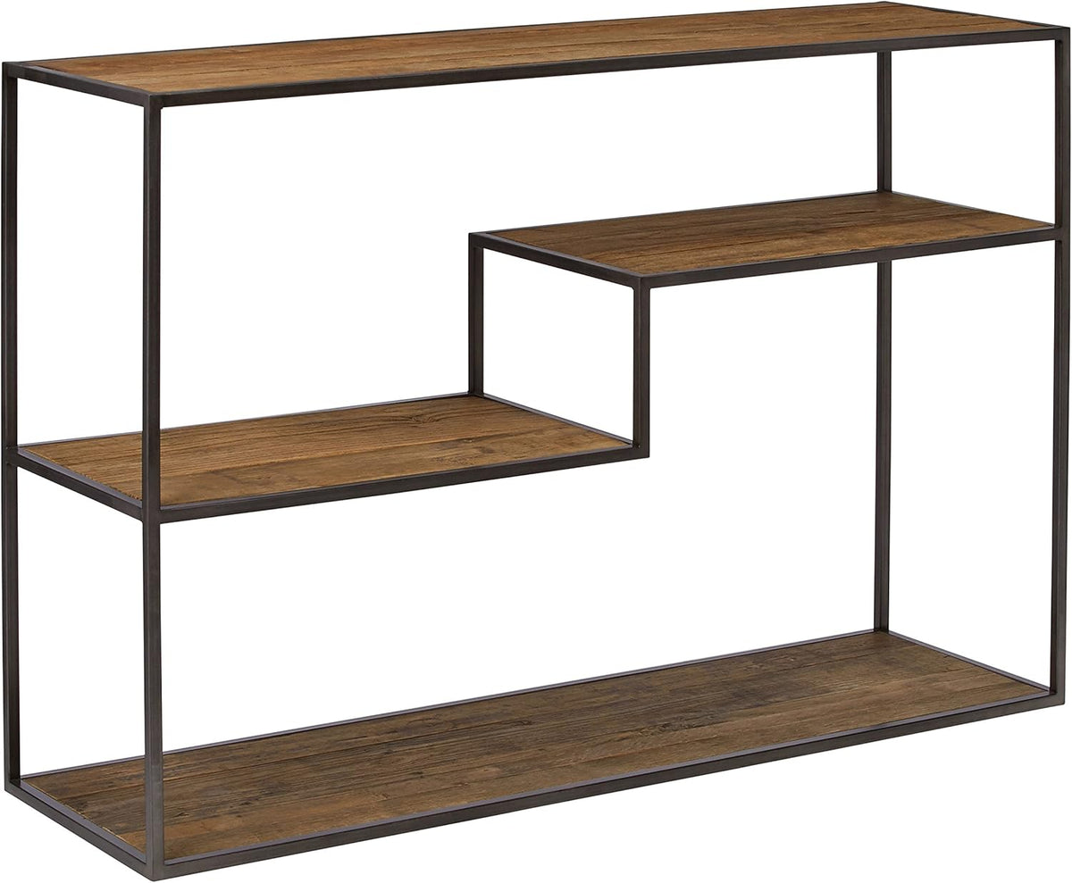 Mid-Century Modern Wood and Metal Bookcase O102263
