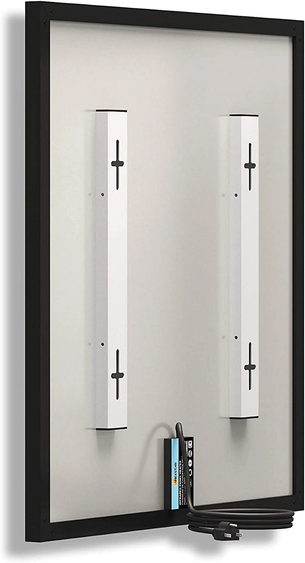 400 Watt Infrared Electric Panel Heater Black A252701