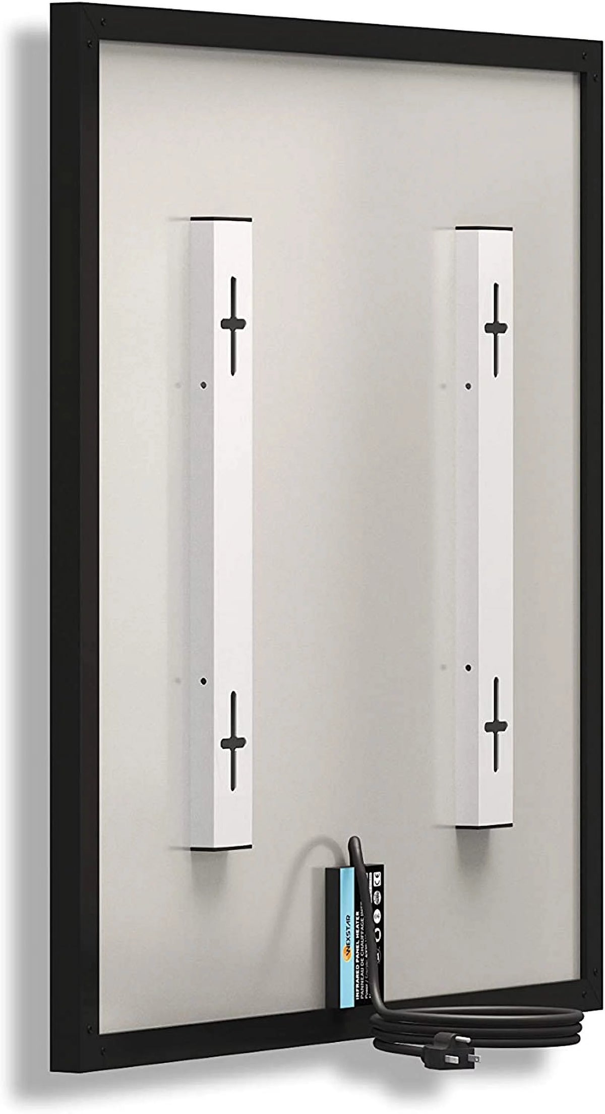 400 Watt Infrared Electric Panel Heater Black A252701
