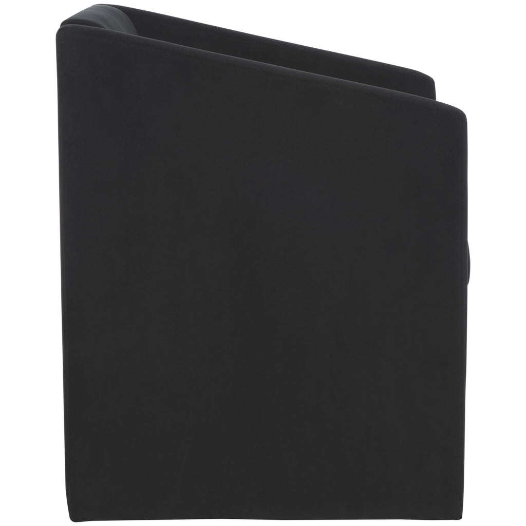 Black Velvet Accent Chairs T939374