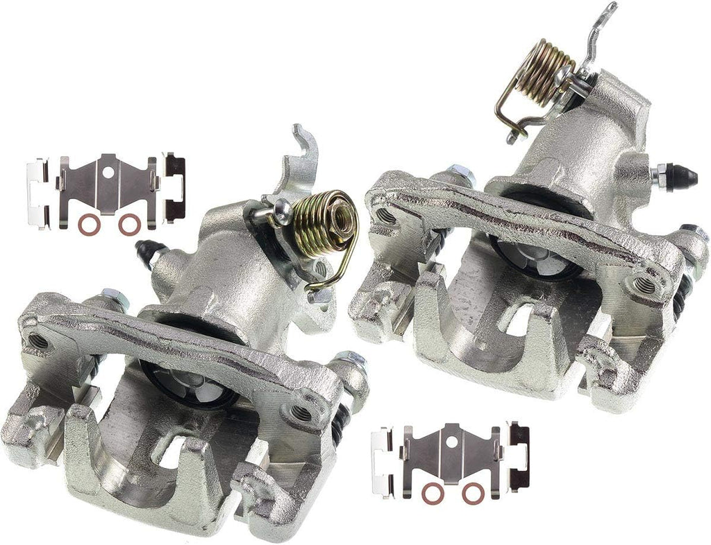 Disc Brake Caliper Assembly with Bracket Rear Right Passenger Side Pack of 2 W904067
