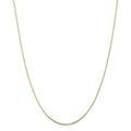 14kt Yellow Gold 1.2mm Octagonal Snake Chain 30 inch Lobster Clasp M5589