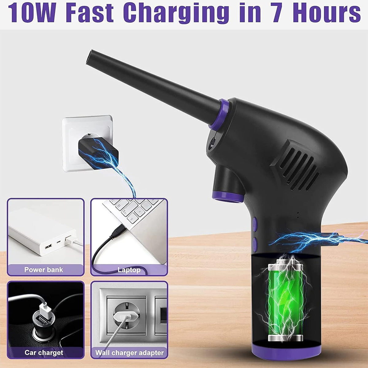 15000mAh Electric Air Blower with LED Light M590