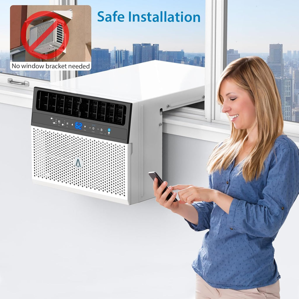 U-Shaped Window Air Conditioner, 6000BTU F8138