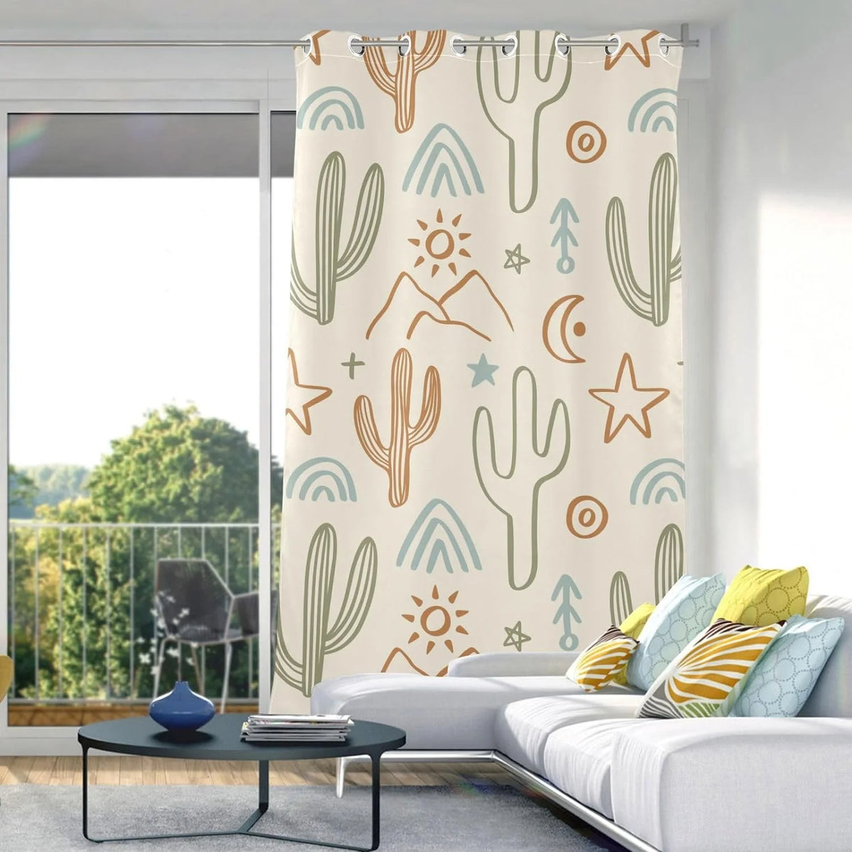 Black 84" Grommet Blackout Curtain X3964