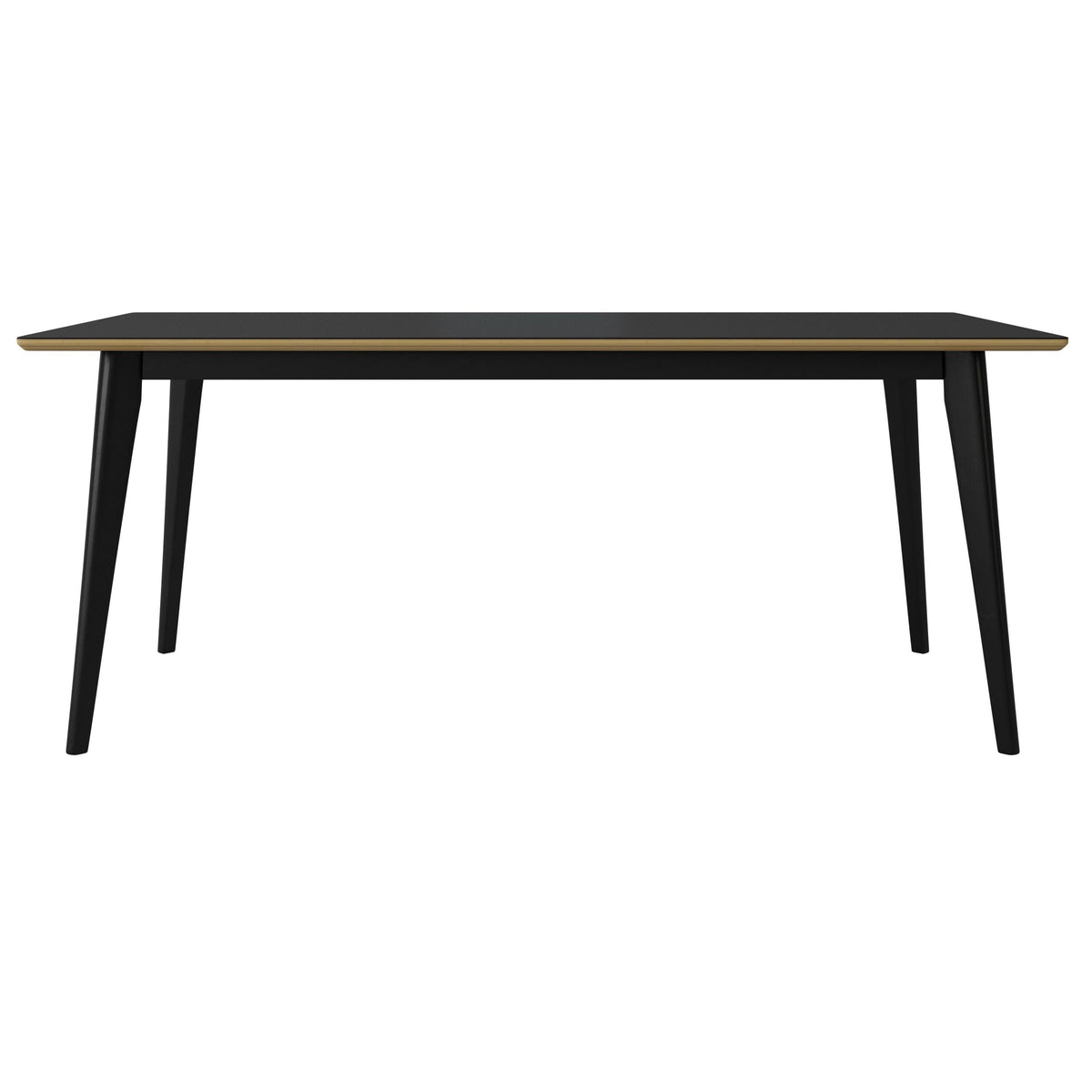 White/Natural Rectangular Dining Table S748008