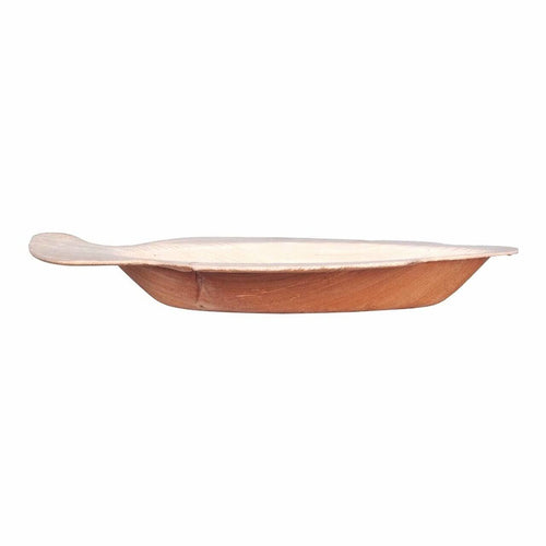 100 Trays Natural Palm Leaf Disposable Trays I6479