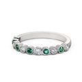 14K White Gold Diamond Eternity Band M79156