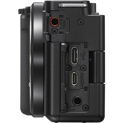 Black Mirrorless Camera with 64GB Memory Card V351