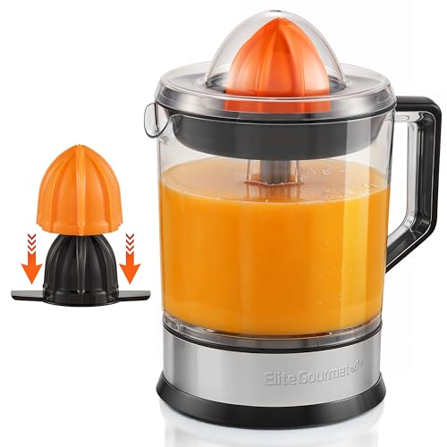 BPA-Free Electric Citrus Juicer 24oz Black/Stainless Steel E69088