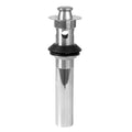 Lift & Turn Lavatory Drain with Overflow Holes Satin Nickel K174545