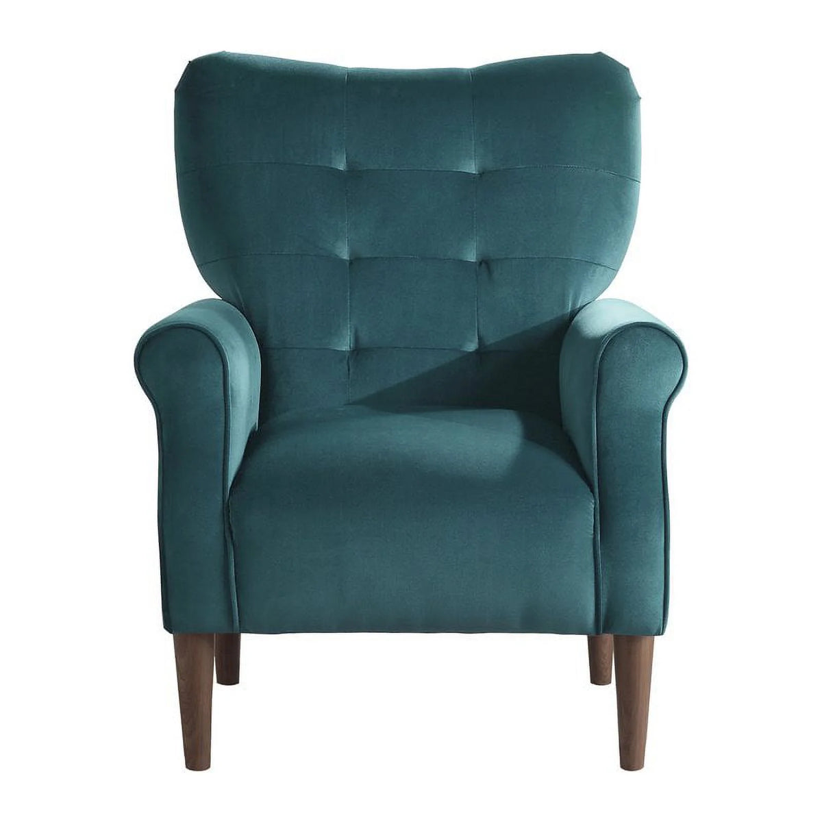 Teal Velvet Accent Chair B72309