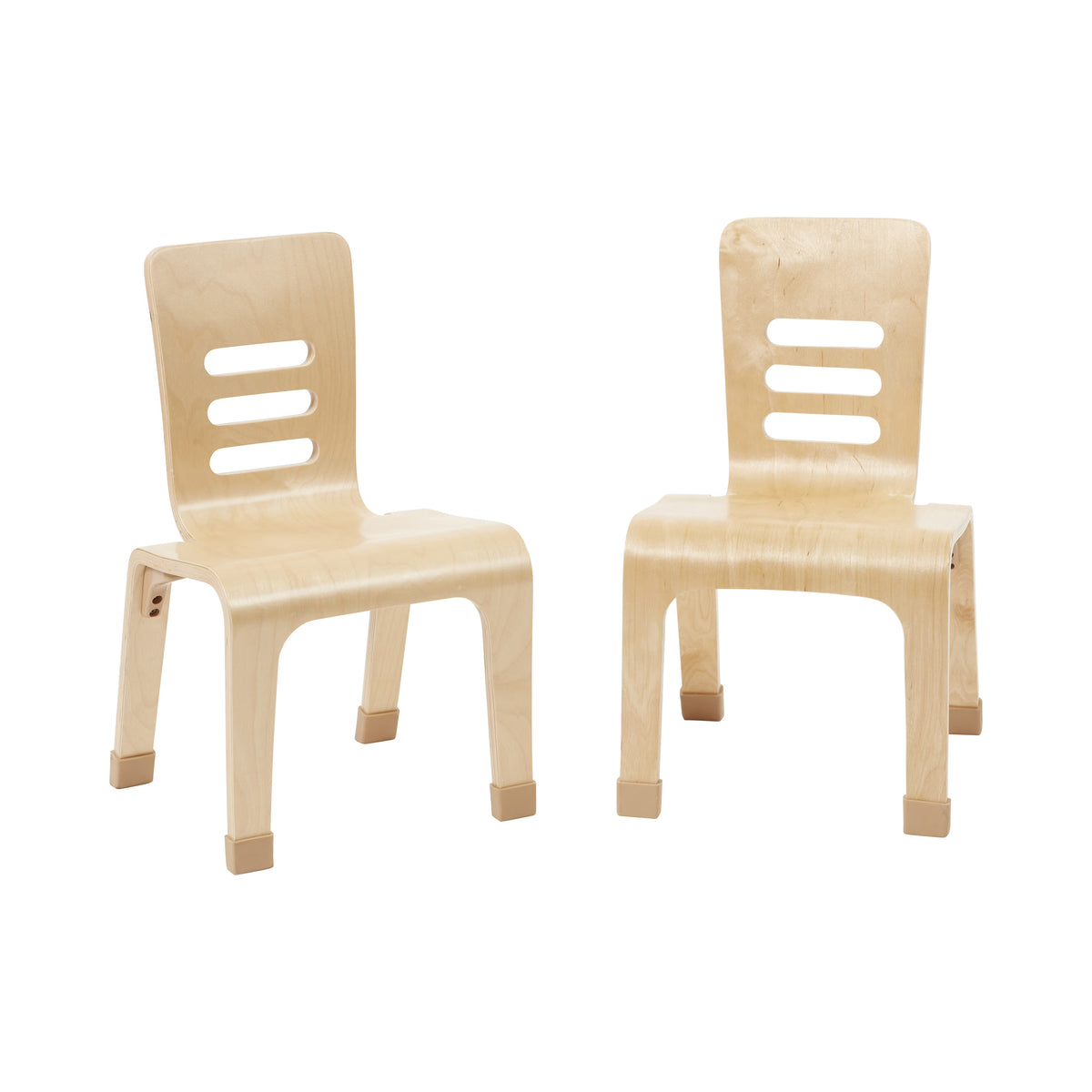 Bentwood Chair, 12in Seat Height, Natural, 2-Pack E457804