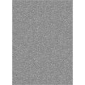 Microfiber Plush Shag Area Rug Gray 5' x 7' R498