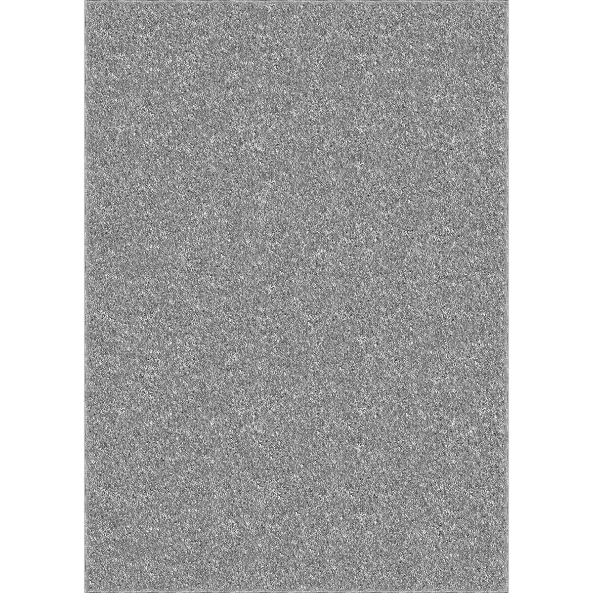 Microfiber Plush Shag Area Rug Gray 5' x 7' R498