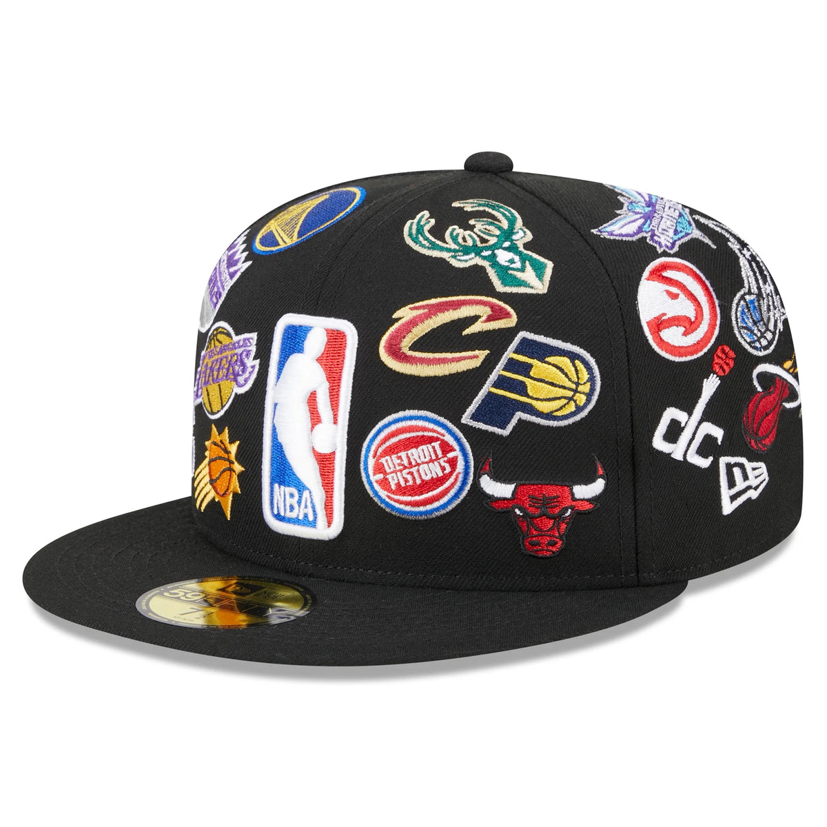 Black Fitted Hat J993