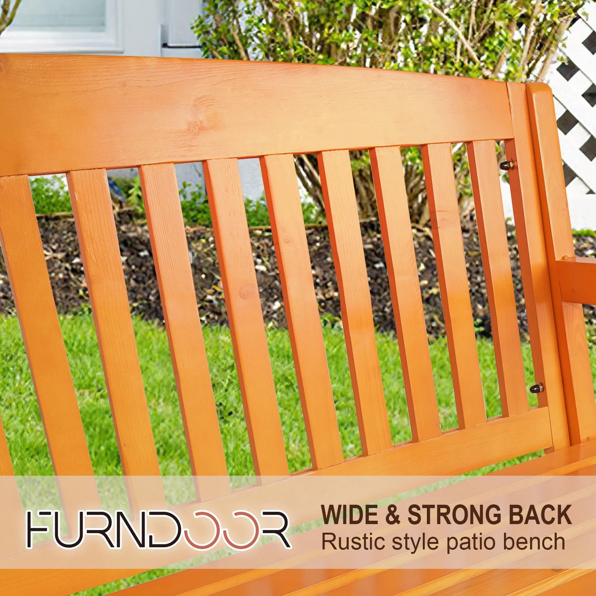 3 Person Wood Outdoor Bench B6619