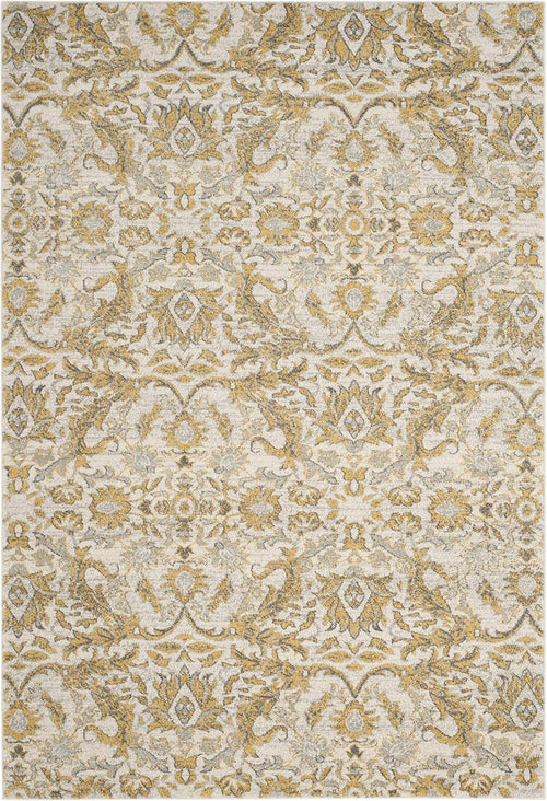 10' x 14' Ivory & Gold Area Rug D45191