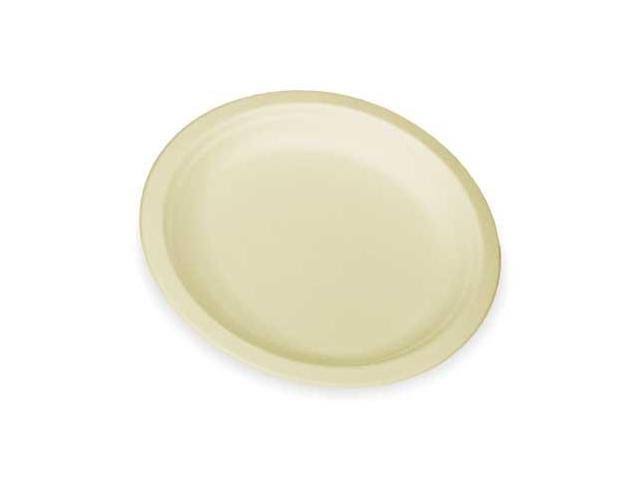 500-Count 9-Inch Compostable Sugar Cane Fiber Plate T4936