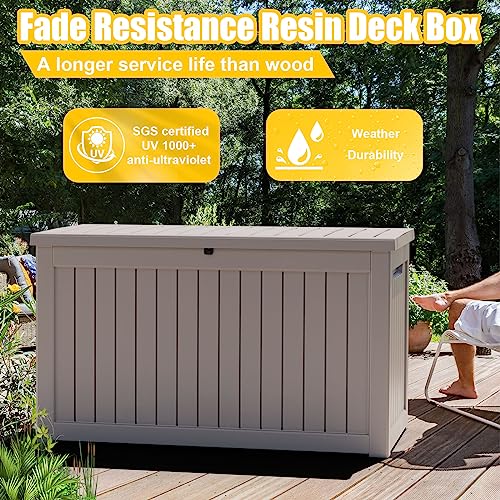 150 Gallon Waterproof Resin Outdoor Storage Box S942