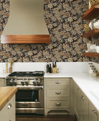 Neutral Wrought Iron Peel and Stick Wallpaper Q524