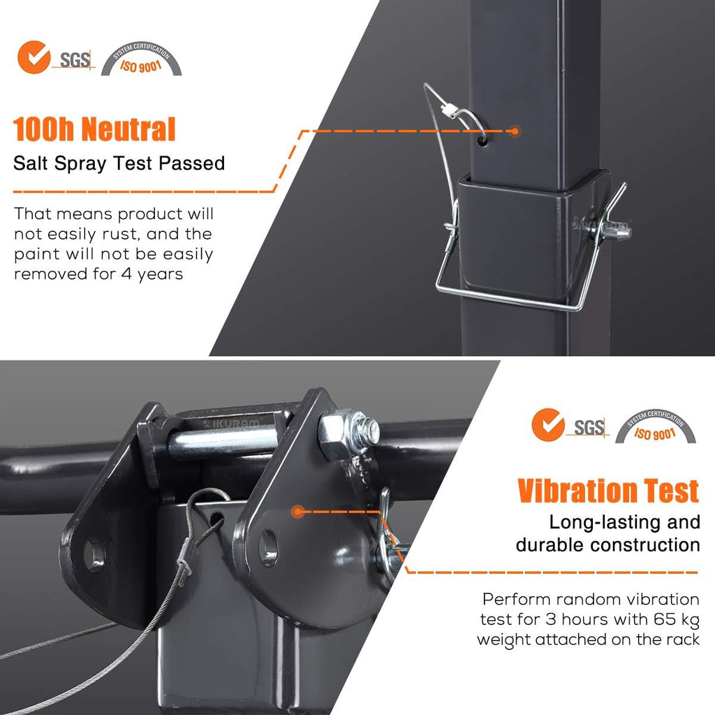 4 Bike Hitch Mount Foldable Bicycle Rack Y99795