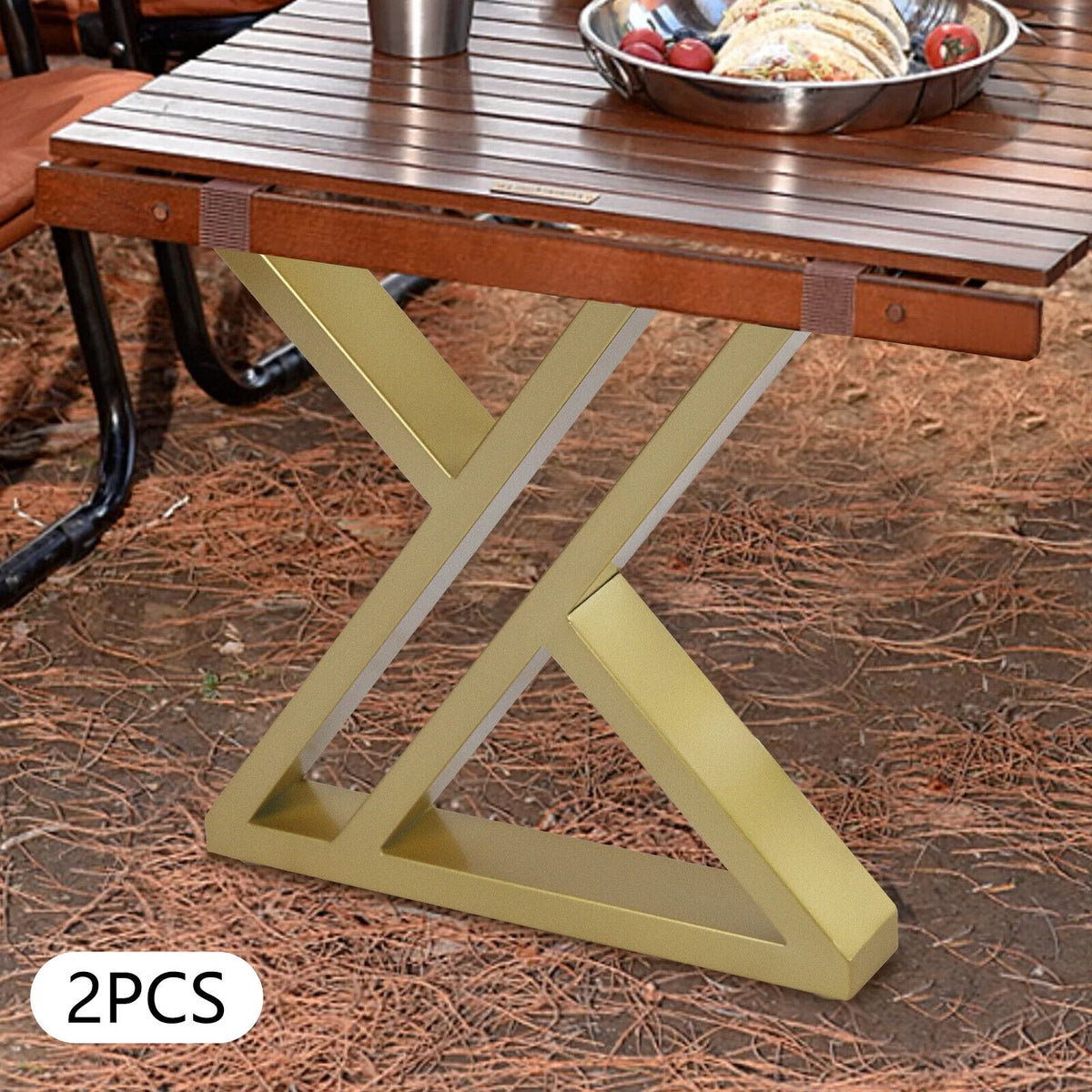 16" Metal Table Legs Set of 2 N145315