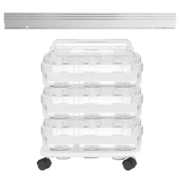 Stackable Plastic Caddy Organizer Y645742