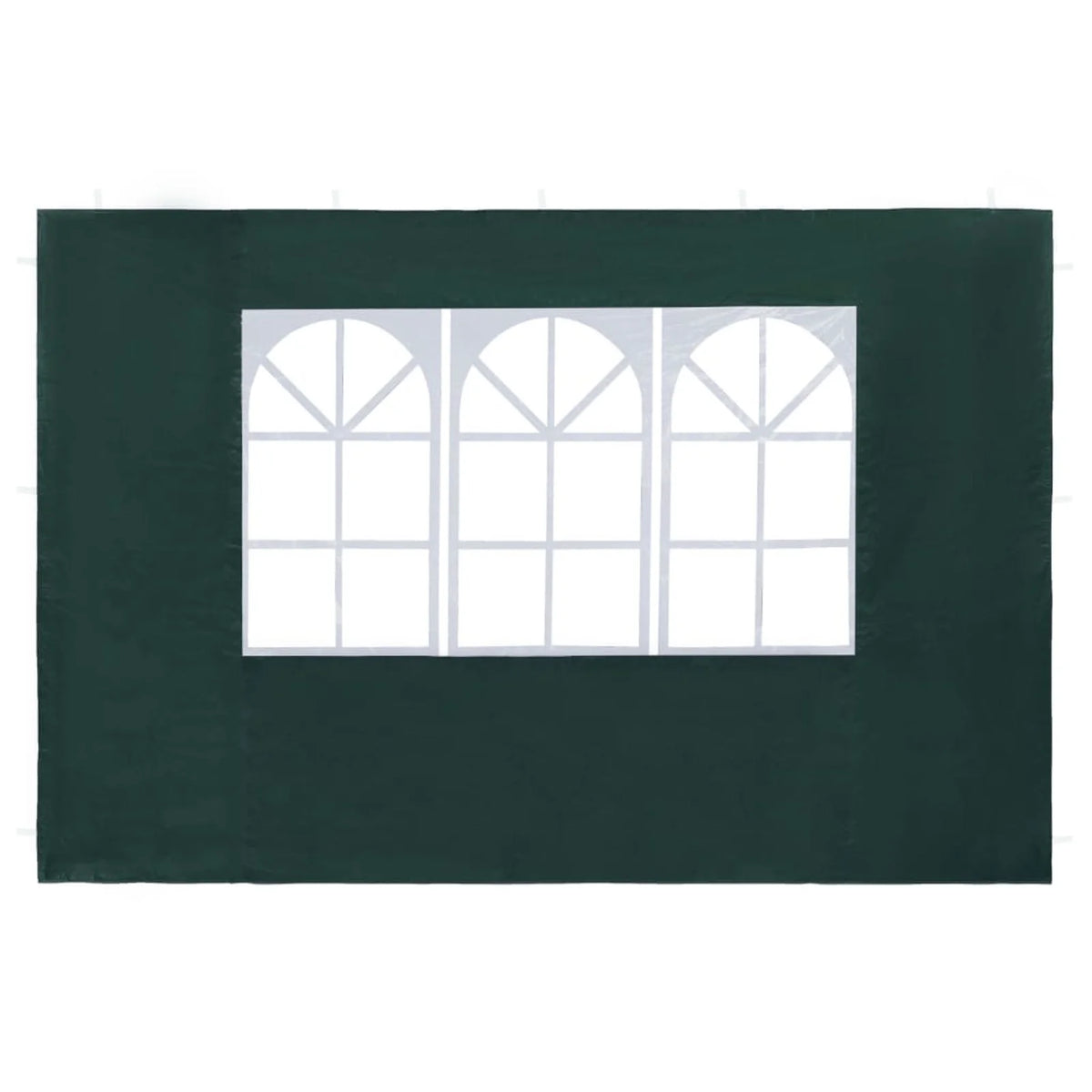 Green PE Party Tent Sidewall 2 pcs with Window R7260