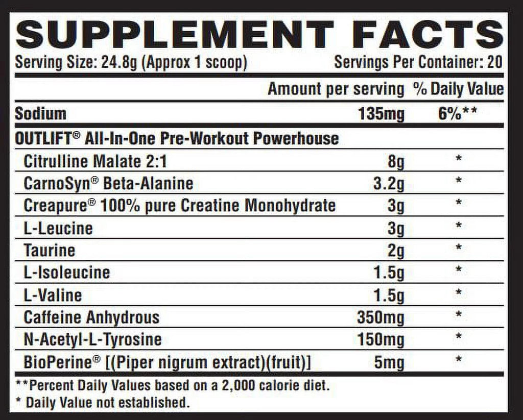 20 Servings Pre-Workout Powder I175