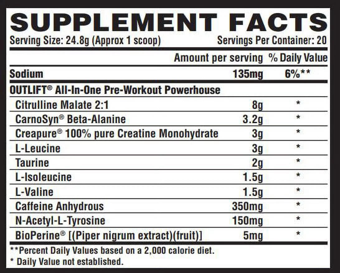 20 Servings Pre-Workout Powder I175