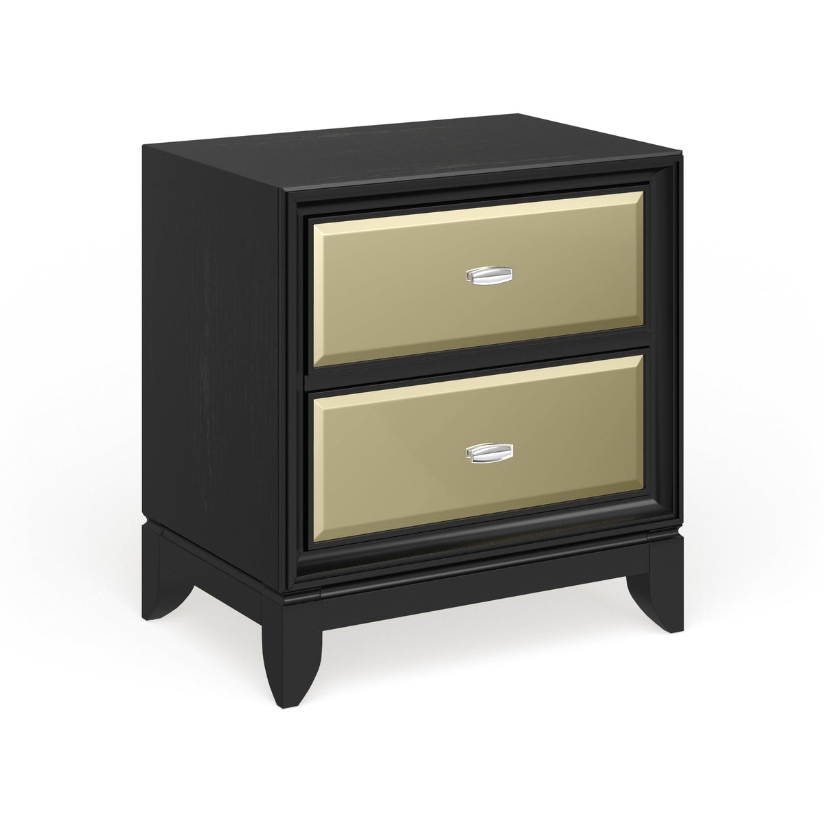 Silver-Tinted Nightstand O3360