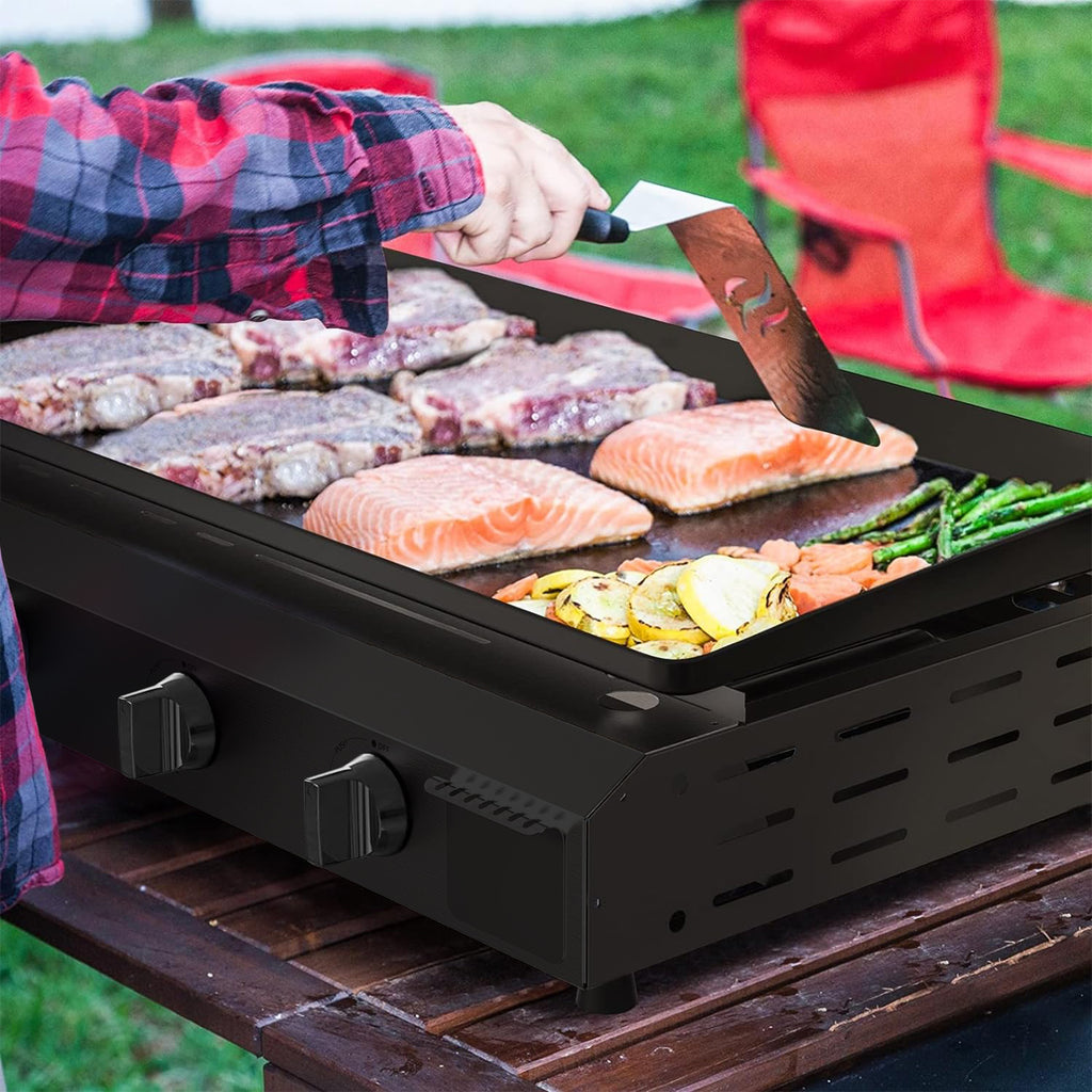 4-Burner Propane Gas BBQ Grill Cooking Station A4334
