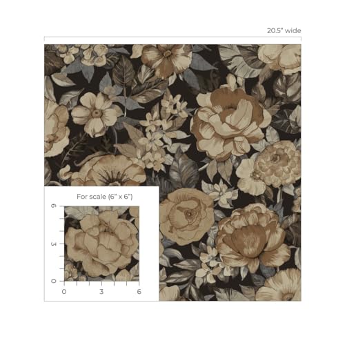 Neutral Wrought Iron Peel and Stick Wallpaper Q524