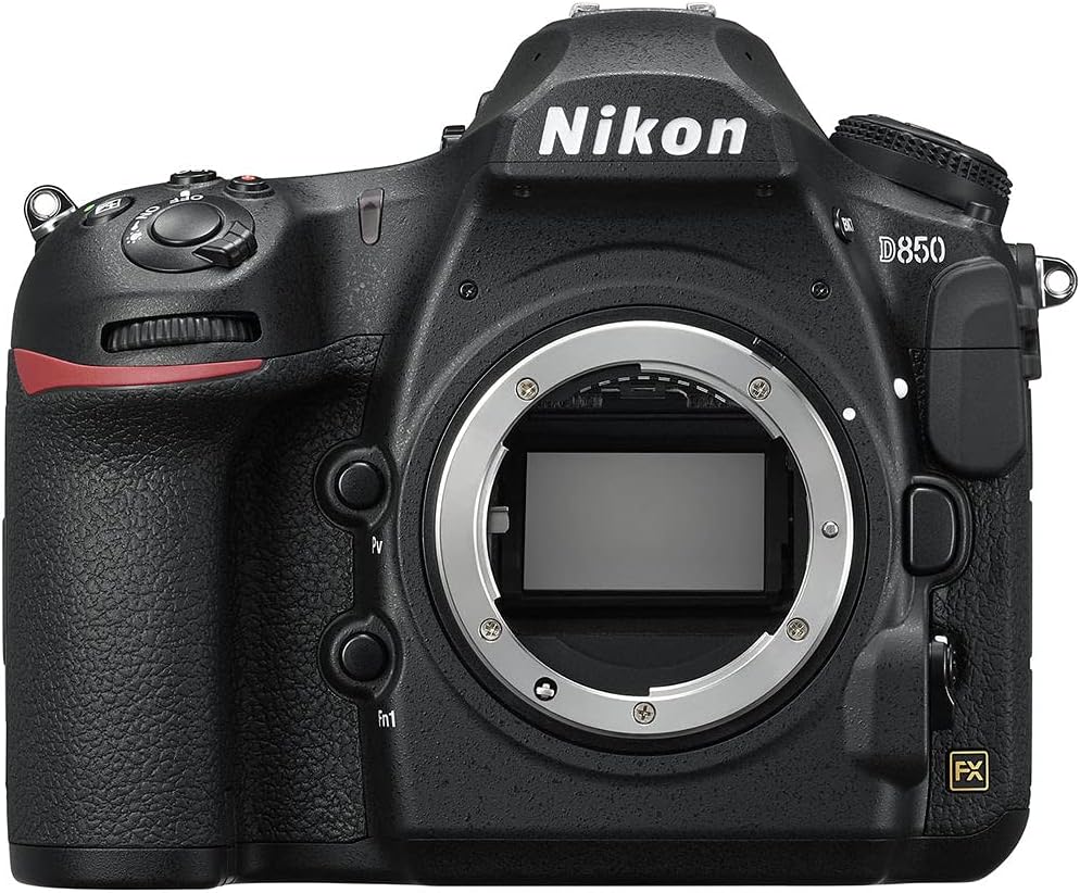 Nikon D850 FX-Format Digital SLR Camera Body with 2X SanDisk 64GB Memory Cards, Deluxe Carrying Bag, Card Reader F3288