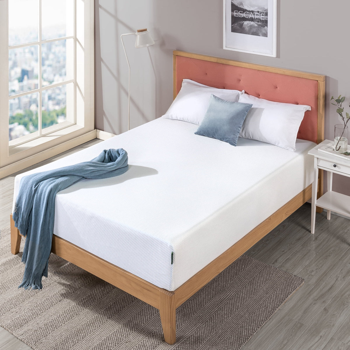 12 Green Tea Cooling Gel Memory Foam Mattress O936