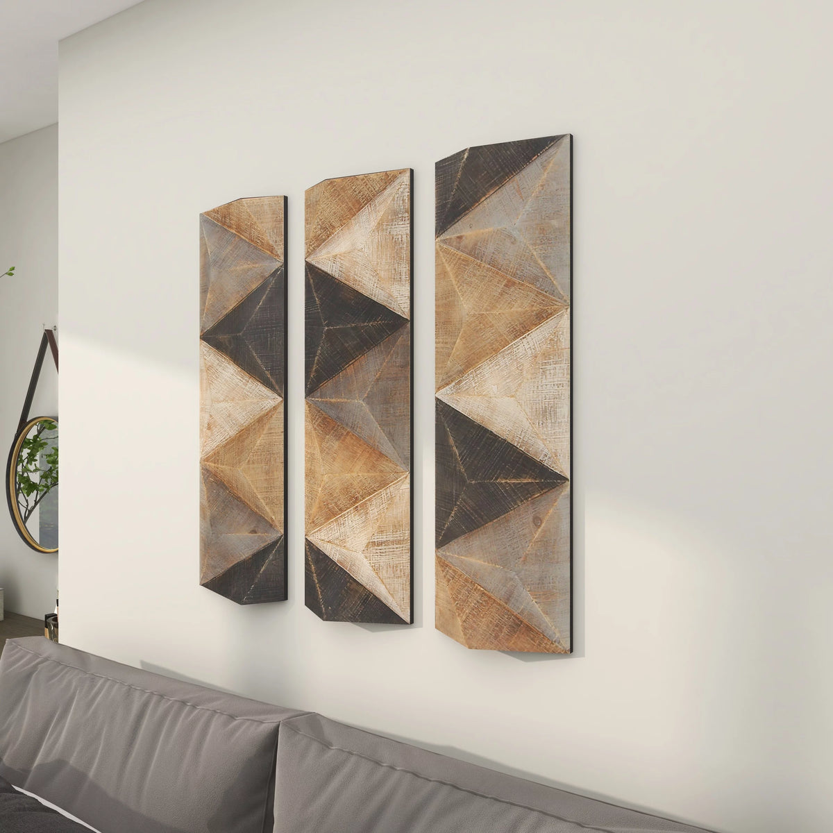 Farmhouse Carved Wood Wall Décor I9400
